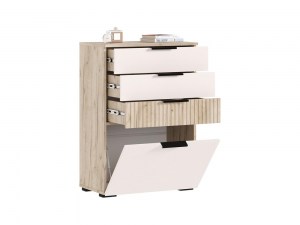 Роджина Комод 3 ящика с дверкой 600 (Миф)